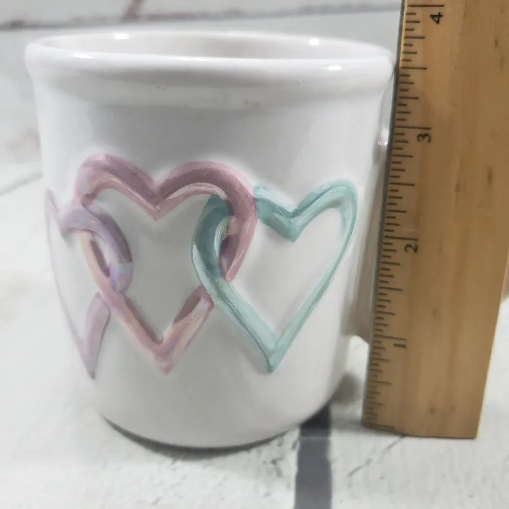 Mary Kay Cosmetics Mug 3 Hearts Coffee Tea Cup